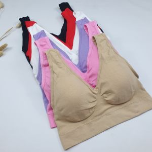 Bh Seamless Wanita Kekinian & Sport Bra Miniset Busa Olahraga Import 188