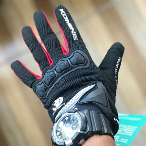 Komine Gloves Komine GK162 Komine Gloves 3D Protect Carbon Fiber Mesh Gloves Plus Touch Screen Support wholesale Full Finger Motorcycle Gloves gk183