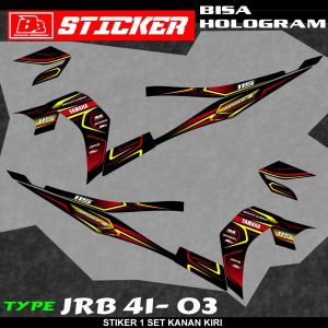 STIKER STRIPING JUPITER Z 115 ROBOT STICKER PREMIUM BISA HOLOGRAM JRB 41