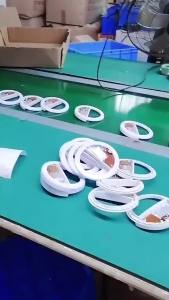 RK-12 Mobile Phone Fill Light Live Streaming Beauty Selfie Ring Flash Rechargeable LED Fill Light [ Free Shipping ]