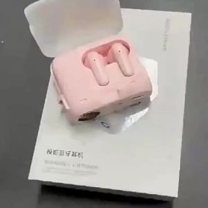 New Projection Bluetooth Earphones with Built-in Projection Ambient Light Multiple Themes Available Long Battery Life