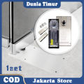 1Set Floor Hinge Engsel Lantai Pegas Lantai Hidrolik Pintu Kaca Floor Hinge. 
