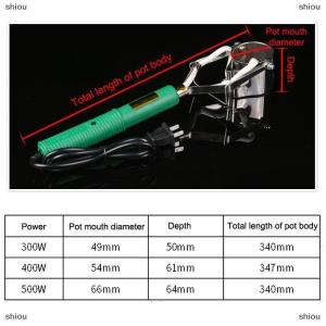 [COD] shiou Portable 300W 400W 500W Tin Pot Tin Furnace Soldering Pot Tin Melting Furnace Adjustable Temperature Desoldering Bath Tool