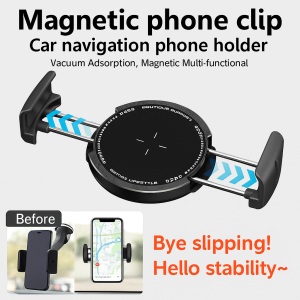 Car navigation multifunctional cell phone holder