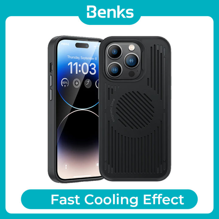 Benks MagClap™ Biliz Pro Cooling Case For iPhone 14 Plus 14 Pro