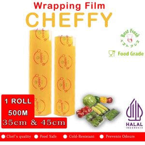 CHEFFY WRAPPING ROLL 35 CM x 500 M 45 X 500 PLASTIK WRAP MAKANAN 35CM X 500M