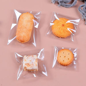 100pcs/pack Plastik Opp Serbaguna Transparant Tebal untuk Kue Cookies Aksesories dsb