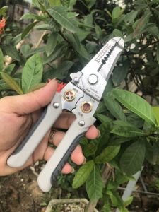 Kìm tuốt dây điện đa năng 9 trong 1 của Nhật - Kìm điện đa năng Thép gió HSS tước dây 4mm Lò xo ẩn