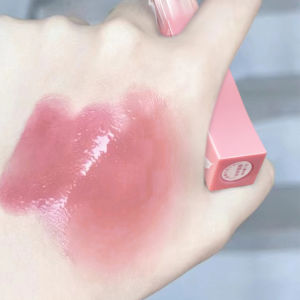 Female main cool text large white lipstick powder da moisturizing vegan feather