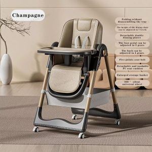 Baby 3 in 1 Dining Chair With Safety Belt Foldable feeding Chair Adjustable High Chair kerusi makan bayi