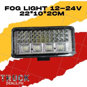 LED Square FOG LIGHT 12-24V 22*10*2CM Design for Motorcycle