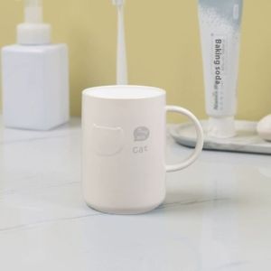 Mèo dễ thương cốc súc miệng đơn giản thời trang chăm sóc răng miệng hàng ngày