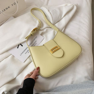 Baggie (Ready Stock) French Niche Women Bag Fashion Simple Armpit Bag Ins Fashion Versatile Handbag Shoulder Travel Bag