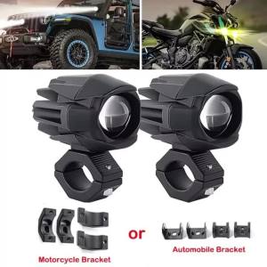 New Motorcycle 3inch Fog Lights 6000K 3500K LED Off Road Driving Light 2000LM Auxiliary Spot Work Lights for Truck Car ATV