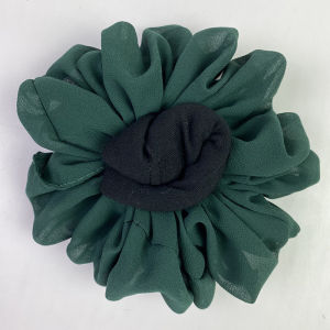 Jifang Women Plain Bubble Chiffon Scrunchie Jumbo Promo Big Hair Tie Bun Clip Hairties Scrunchy Hijab Accessory 20 Colors WJ590