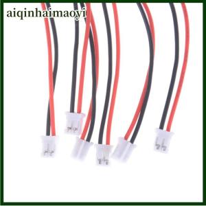aiqinhaimaoyi 10Pcs Mini Micro PH 2.0mm JST 2-Pin Male Connector Plug Wires Cables 200mm