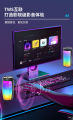 ZQS1202 Desktop Mini Portable Wireless Bluetooth Speaker Subwoofer FM Radio with Rainbow LED Light. 