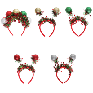 Nhựa Santa Bóng bờm tóc băng đô Cho Đêm Trước Giáng Sinh Bên Gia Đình Đoàn Tụ Hình Ảnh Trường Chơi phụ kiện trang phục