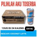 Kopi Nescafe Kaleng COCONUT LATTE Can 220 ml - ( HARGA 6 Kaleng ). 