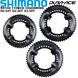 Shimano DURA ACE R9100 11speed Chairing Bikes Parts 110BCD 50T 52T 53T 55T Chairing 50-34t 52-36t 53-39t for R9100 Crankset Road Accessory