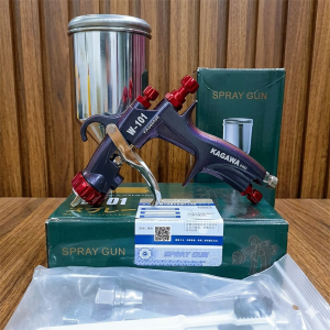 Súng phun sơn KAGAWA W101 Béc 1.3 cốc inox 304 Hàng liên doanh Nhật - Đài Loan
