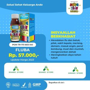 Madu Syifa Kids Fluba Herbal Indo Utama - Obat Herbal Flu Batuk Anak - Asli 100%