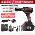 PROMO!!! Bor impek pembuka baut motor Cordless Impact Wrench high torsi Brushless impact Baterai 98Volt 98Vf 2 Baterai/impek Wrench inpek cas pembuka baut mobil infek buka baut motor Cordless impact baterai asli komplit impact murah berkualitas. 