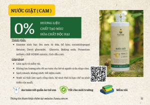 Combo dùng thử 100ml nước giặt hữu cơ Fuwa3E hương bạc hà và hương cam nước giặt đồ lót đồ em bé vải gấm lụa