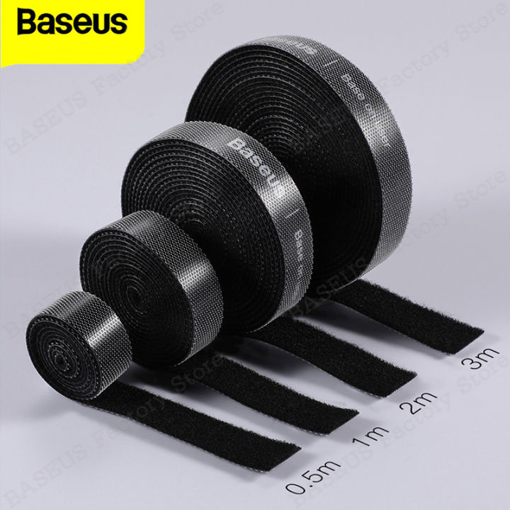 Baseus Cable Organizer Wire Winder USB Cable Velcro Straps Cable ...