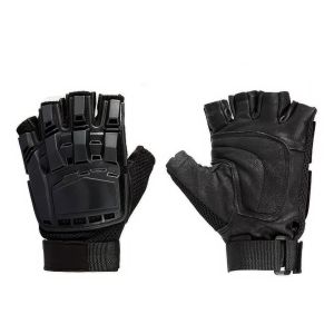 Leather Half Finger Motorcycle Accessories Tactical Gloves Outdoor CS Field Wear Training for Tactical Gloves