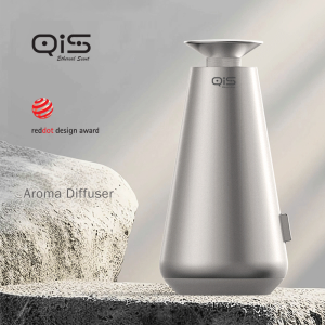 QIS Aroma Nebulizer Diffuser | Waterless | Portable | Quiet | Rechargeable | Free 1 Essential Oil 50ml | For Home Office Mall Hotel QS300