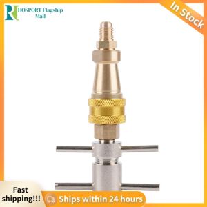 Refrigerator Water Line Brass Adapter with Quick Connect Ideal for Kitchen Plumbing Repairs