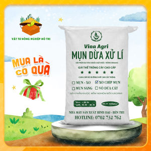 Bao 50L Mụn dừa đã xử lý - Vỏ dừa cắt/Xơ chip mụn/Xơ mụn/Mụn sàng - Giá thể trồng cây | Độc quyền Family Garden