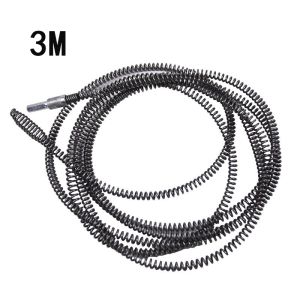 3m/5m Pipe Household Electric Drill Drain Pipe Unblocking Spring Sink Cleaner Kitchen Toilet Sewer Unblocking Tool