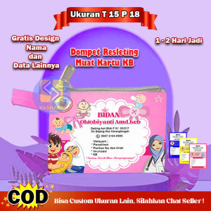 (20 PCS) Dompet KB Custom Free Nama /  souvenir bidan / Dompet kartu kebidanan / dompet bidan muat kartu /dompet ultah /souvenir dompet gratis desain nama dan foto/ Dompet Souvenir Klinik Bidan / Dompet KB Souvenir Bidan / Dompet Bidan Termurah Terlaris