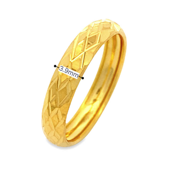 Top Cash Jewellery 916 Gold Diamond Design Full Ring Lazada