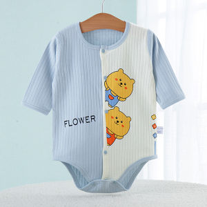 EY Kids Baby Clothes 100% Cotton Baby Romper with Cute Animal Cartoon Design