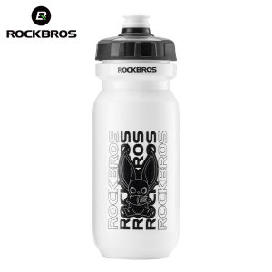 ROCKBROS Bicycle Water Bottle 600ML BPA Free MTB Road Bike Kettle Squeezable Leakproof Ultra-light Cycling Bottle for Hiking Camping Fishing Outdoor Sports