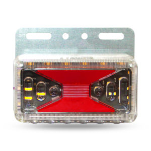 Lampu Samping LED Multicolor Truk Kotak 12-24V dengan Pita Warna-Warni