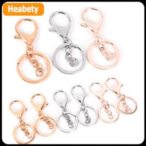 【2-3 days delivery】 10PCS DIY Key Rings Key Chain Jewelry Findings Lobster Clasp Keyring Making