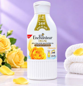 Sữa Tắm Nước Hoa Enchanteur Deluxe 195g Charming Sensation | Dưỡng Da Thơm Lâu Lưu Hương 24H