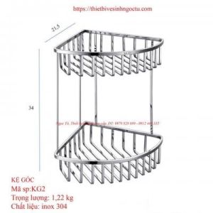 Kệ Góc Inox KG2