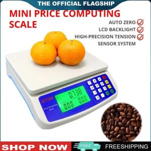 [LEAZEN]Large Capacity Food Scale 30kg with LCD Screen and Tare Function for Commercial Kitchen and Food Prep
