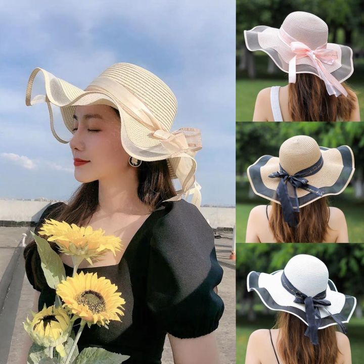 Sunflower Hat, Wide Brim Hat, Straw Hat, Flower Hat, Designer Hat