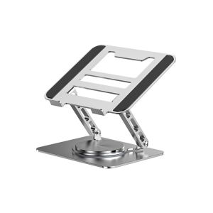 👍For below 17.3 inches devices 👍 360° Rotating Laptop Stand  inches laptop mount Height Adjustable Foldable Tablet Stand All-metal carbon steel Stable without tipping or shaking Reinforced base Metal Laptop Riser Laptop Stand Laptop Rack Laptop Holder