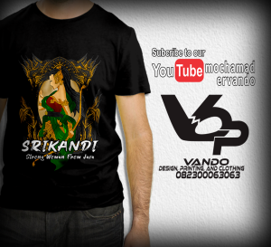 KAOS WAYANG SRIKANDI / KAOS PRIA DISTRO / KAOS JAWA / KAOS MURAH