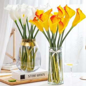 MAOMEI HOUSE Nhà Quán ăn Cô dâu DIY Cảm ứng thực sự Tao nhã Hoa giả Hoa loa kèn nhân tạo Cây tơ tằm Bó hoa