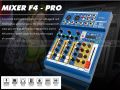 Bàn trộn Mixer Yamaha F4 Pro - Tích hợp vang số 16 chế độ vang - Chuyển đổi thành soundcard livestream chỉ với 1 nút bấm, thu âm, karaoke online chuyên nghiệp - Có Bluetooth, ghi âm usb tiện lợi - Kết hợp được với mọi loa kéo, amply - MTMax. 