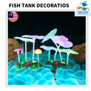 Fish Tank Flurescence Decoratios / Aquarium Supplies Ready Stock