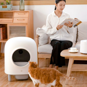 MÁY DỌN VỆ SINH TỰ ĐỘNG CHO MÈO PETREE NHÀ VỆ SINH CHO MÈO PETREE CHÍNH HÃNG DÙNG ĐƯỢC TẤT CẢ CÁC LOẠI CÁT TRÊN THỊ TRƯỜNG MÁY VỆ SINH CHO MÈO KẾT NỐI WIFI APP THÔNG MINH NHÀ VỆ SINH CHO MÈO  CAO CẤP